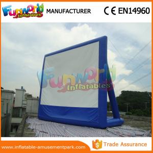 China Portable Inflatable Backyard Movie Screen Outdoor Games Inflatable Billboards on sale