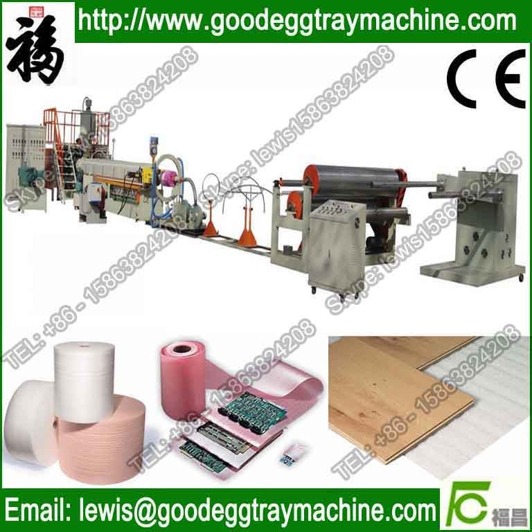 China Advanced plastic PE foam sheet extruder wholesale