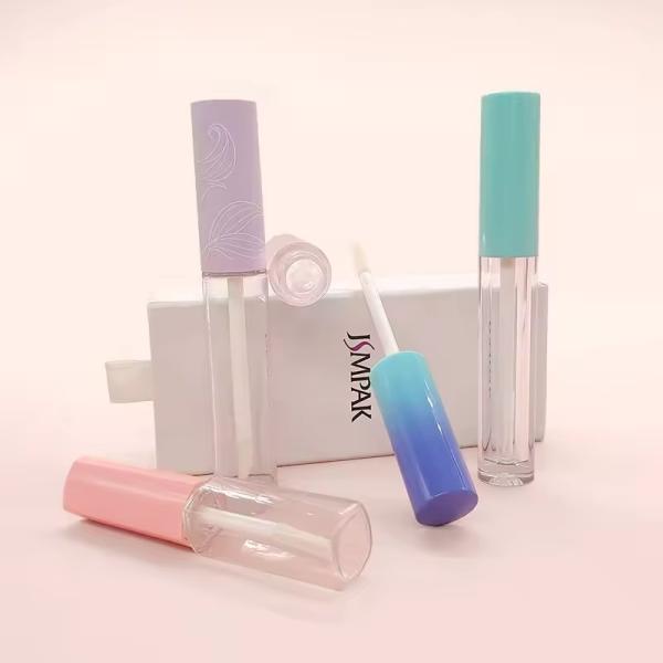 Empty Big Brush Lip Tint Bottle Customized Logo Free Samples Lip Gloss Containers