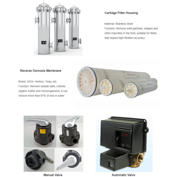 Salt Sea Water Desalination Plant Reverse Osmosis Water Treatment System