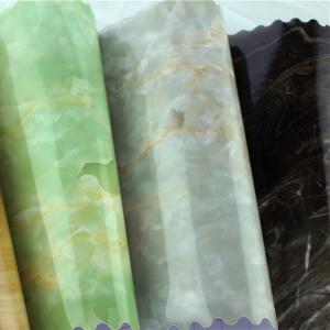 China OEM ODM Marble PVC Film Decorative Foil Rolls For Indoor Furniture wholesale