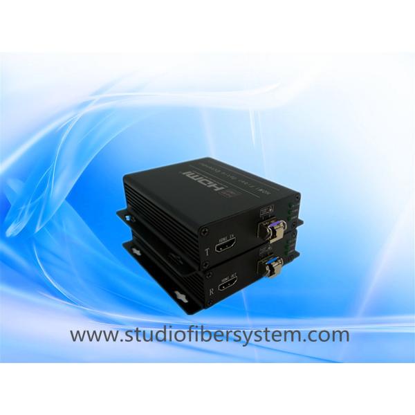 4K HDMI fiber extenders for 1ch uncompressed 4K HDMI signal over 1xLC fiber