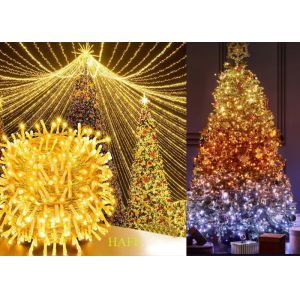 China RGB Warm White Colorful LED Christmas Light Strings For Wedding Yard Decoration wholesale