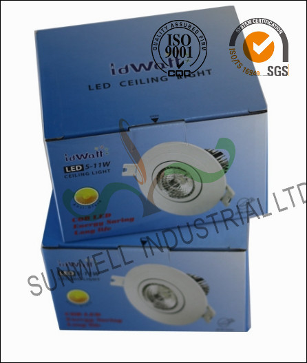Electronic LED Ceiling Light Bulb Packaging Boxes , Consumer Electronics Packaging