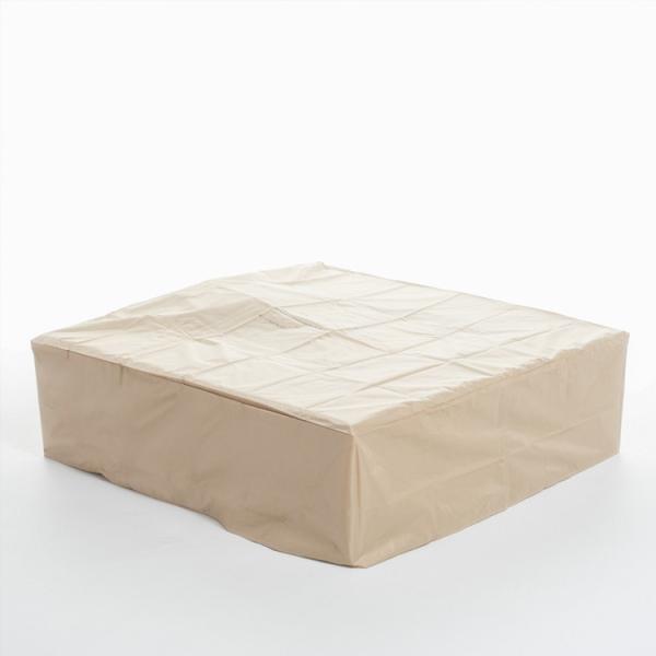 Outdoor 40'' 50000 BTU Square Metal Fire Pit Table Brazier With Tank Rack