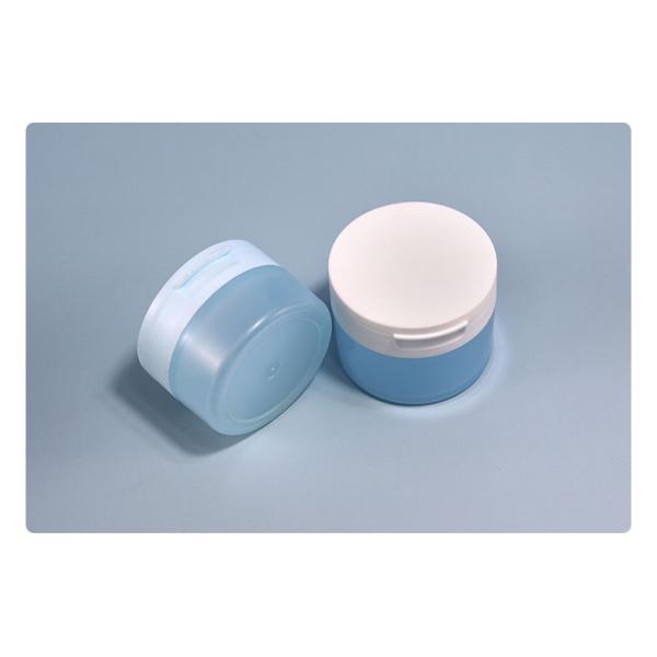 PP Empty Powder Jar 100g 120g 4 Oz Cosmetic Jars With with Flip Top Lid