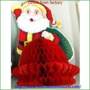 China christmas honeycomb decoration craft wholesale