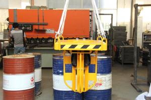 China 500Kg*4 Loading Drum Clamp Attachment Larger Size for Crane , Hoist on sale