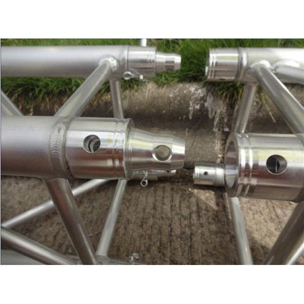 Different Degree Aluminum Spigot Flat Pin Truss 250*250*3m Length For Indoor Show And Wedding