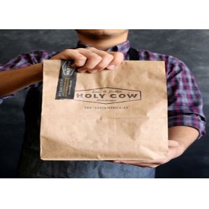 China Degradable FSC Brown Eco Friendly Paper Bag wholesale
