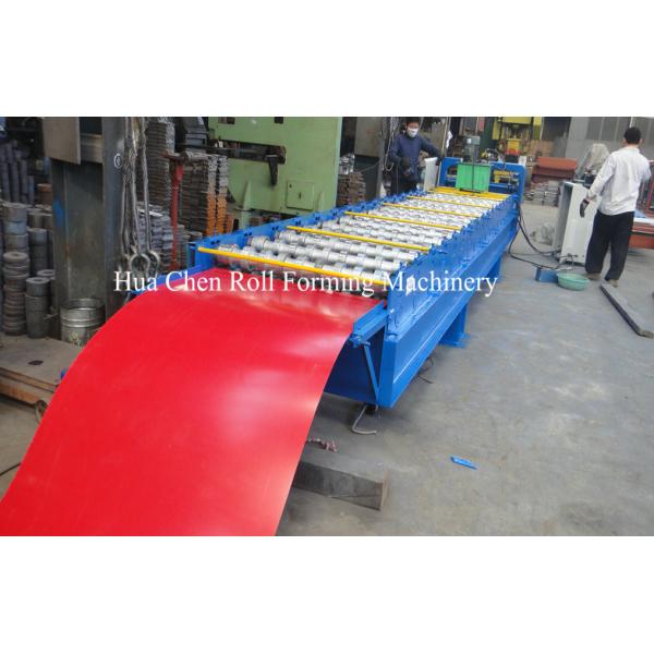 High Speed 3 Phases Shutter Door Roll Forming Machine With 18 Rows