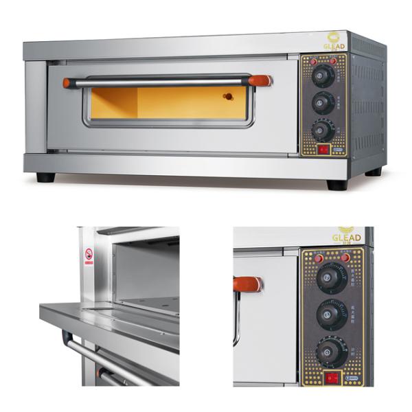 110v Commercial Baking Equipment 3 Deck 6 Trays Outdoor Propane 500 Degree Electric Gas Baking Oven