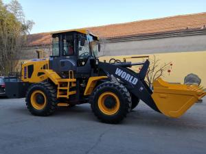 China Streamlined Appearance Small Wheel Loader 92kW Front Loader Construction Equipment wholesale