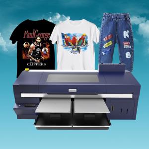 China A3 Digital Direct T Shirt Printer With Eco Friendly Textile Pigment Ink Cmyk White Ink wholesale