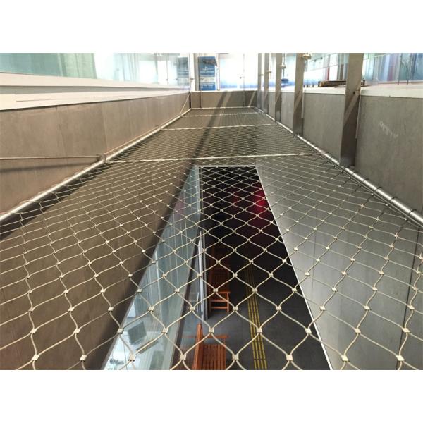 Inox 304 Anti Drop Wire Rope Netting High Security To Prevent Falling Objects Or People