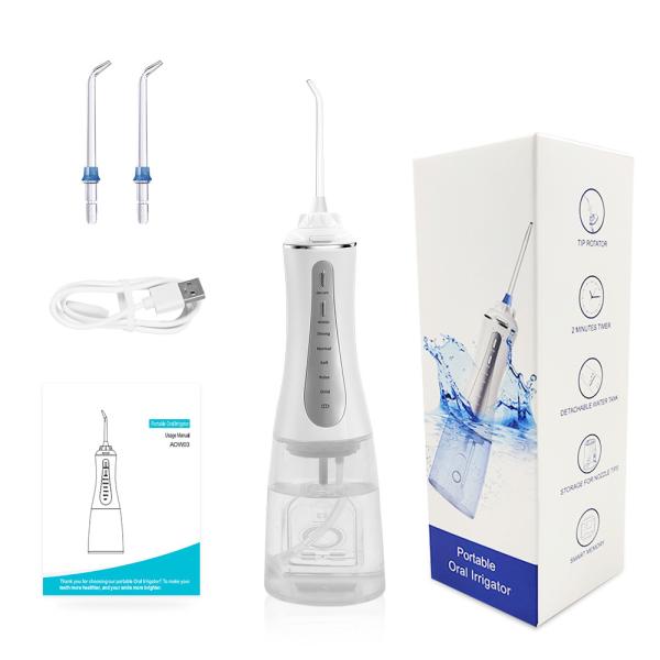 Quality Ultralight Dental Electric Water Teeth Cleaner Flosser 1800mAh USB Rechargeable for sale