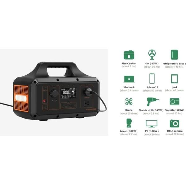 Good Quality Outdoor Cellphone Charging Station Lifepo4 Battery Power Source For Camping Use Fast Charging 0