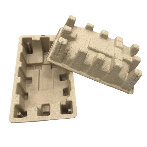 Smoothly Biodegradable Moulded Pulp Tray Customized Box Inner Packaging Insert