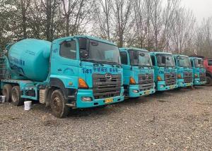 China Hino 700 Chassis 10cbm Concrete Mixing Trucks , Cement Mixer Lorry Second Hand on sale