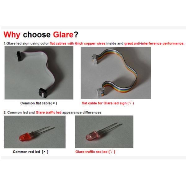 IP65 Waterproof 20 Inch 7 Segment LED Display Gas Changer for Outdoor Advertising