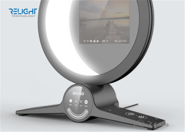 China Bedroom Modern Led Night Lamp Moon Shape with Wireless Charging wholesale