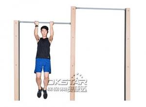 China outdoor gym equipment WPC materials based outdoor exercise machine chin up bar on sale