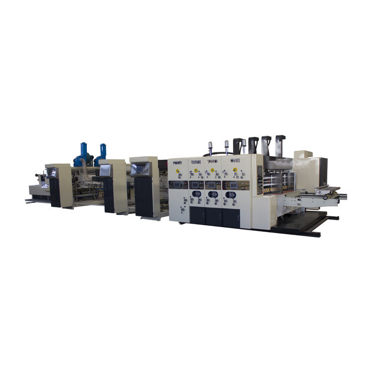 China High Speed Rotary Flexo Folder Gluer Slotter Inline With Die Cutter wholesale