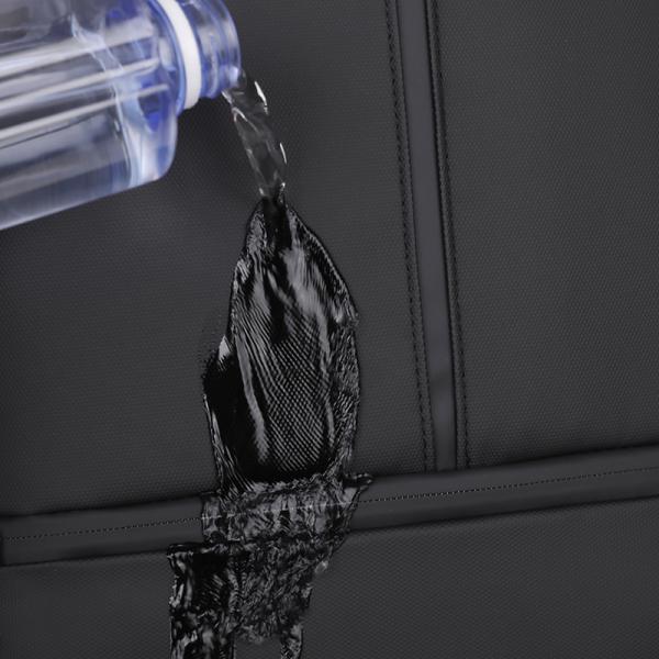 Business Travel USB Charging Nylon Laptop Backpack Anti-Theft Blue Black with Customizable Logo and Waterproof Interior