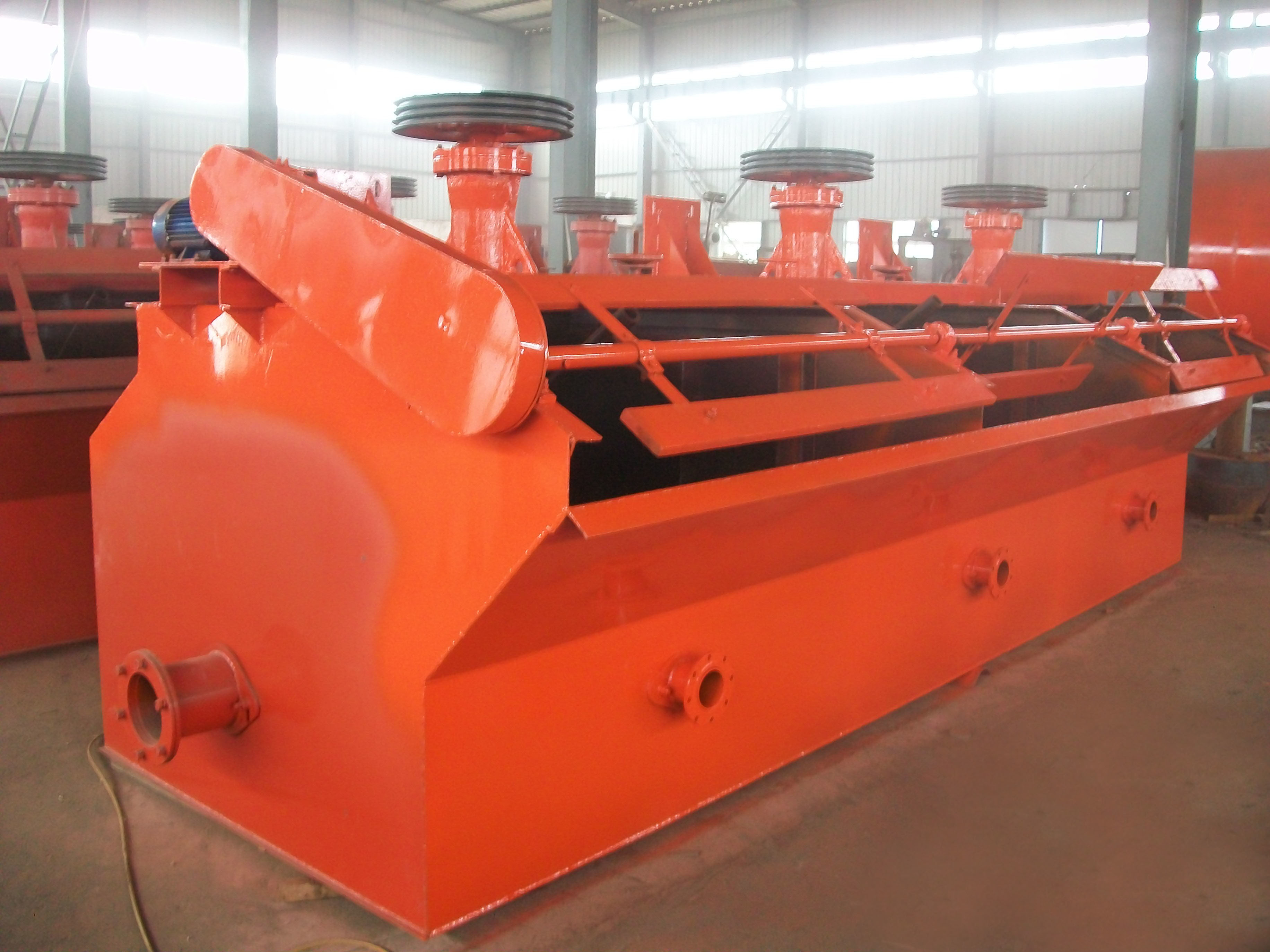 Quality High Efficiency Flotation Machine 30-200TPH For Ore Dressing Low Power Consumption for sale