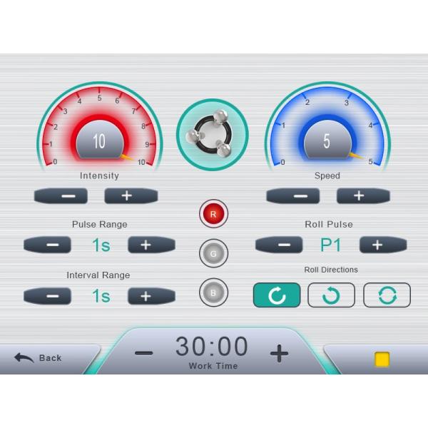 Facial Skin Firm Multipolar Rolling 360 Rf Machine Three Handles