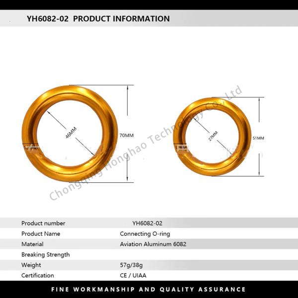 Small Round Ring Aluminum Alloy Aerial Yoga Hammock for Indoor and Outdoor Training