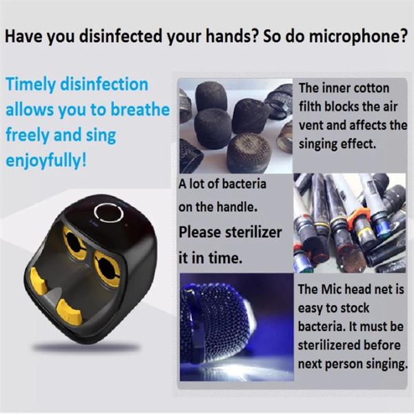 Curtain Holders Microphone Sterilizer