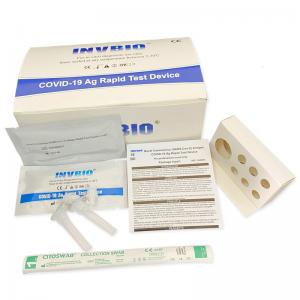 China Home Antigen Nasal Swab Test Kit 95.6% Sensitivity Home Covid 19 Rapid Test Kit Nasopharyngeal Swab Kit CE wholesale