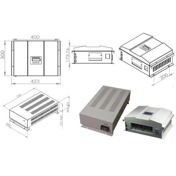 600W - 900W MPPT Wind Charge Controller With CE / ROHS Certification