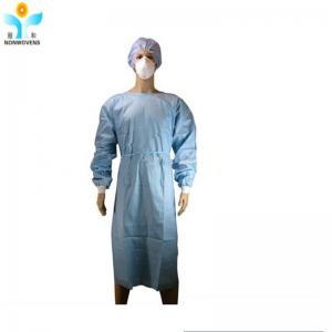 China SPP SMS Disposable Isolation Gown 25g For Hospital Nurse Of  Imperviousness wholesale