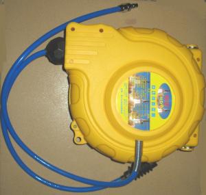 China Samlongda  Retractable air hose reel, PP cover with 1/2 pvc air hose, max 15bar, keep the hose in order wholesale