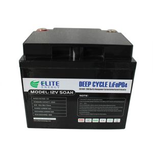 China 50Ah 12V LiFePO4 Battery Solar LED Light Lithium Rechargeable Battery on sale