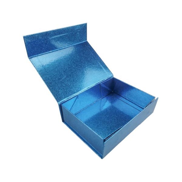 Customized Logo Cardboard Packaging Box Glossy Finish Flip Gift Box for Tea