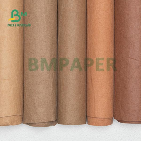 0.55mm 0.6mm Washable Cellulose Fiber Kraft Paper For Flower Plant Pot