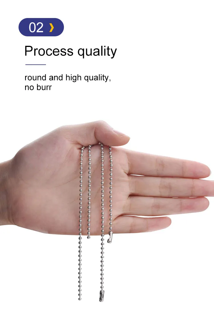 Ball Chain in Stock Metal Bead Low Price Chain