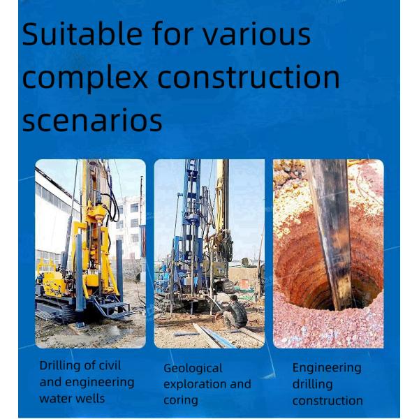 350mcrawler Water Well Drilling Rig Hydraulic Engineering Drilling Rig