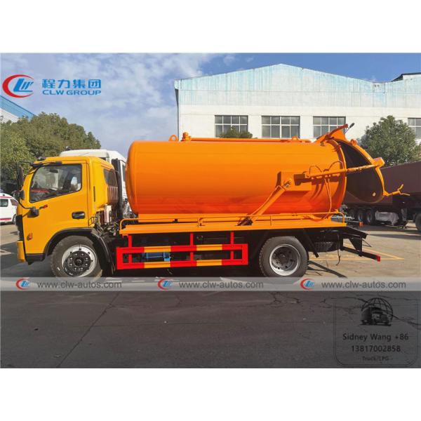 DONGFENG Furuicar 8m3 Vacuum Suction Septic Tank Truck