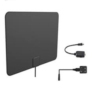 China TV Antenna 2019 Newest HDTV Indoor Digital Amplified Antennas 117 Miles Range with Switch Amplifier on sale