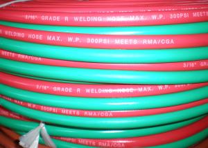 China 3 / 16&quot; Welding Rubber Hose With Brass Adapter 20 Bar For Gas Cutting / Soldering wholesale
