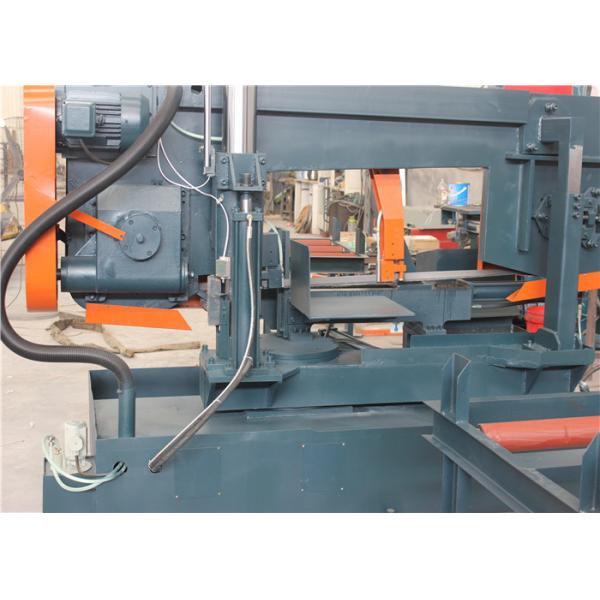 Heavy Duty CNC Metal Bandsaw Machine Hand Saw Belt Tighten Style With Stable Descending Speed