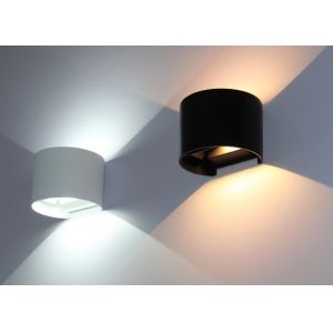 China Black / White 135*100mm Hallway Aluminum Waterproof Modern Wall Light wholesale