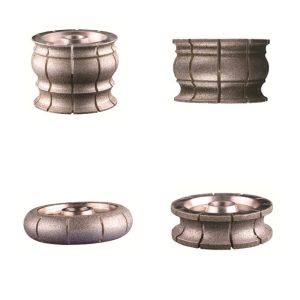 China Slotting Masonry Electroplated Diamond Grinding Wheels 140mm wholesale