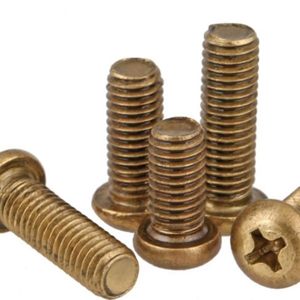 China DIN7985 Brass Phillips Cross Recessed Round Pan Head Machine Screw wholesale