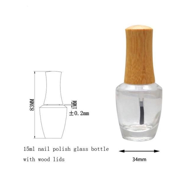 15ml Empty Glass Nail Polish Bottle