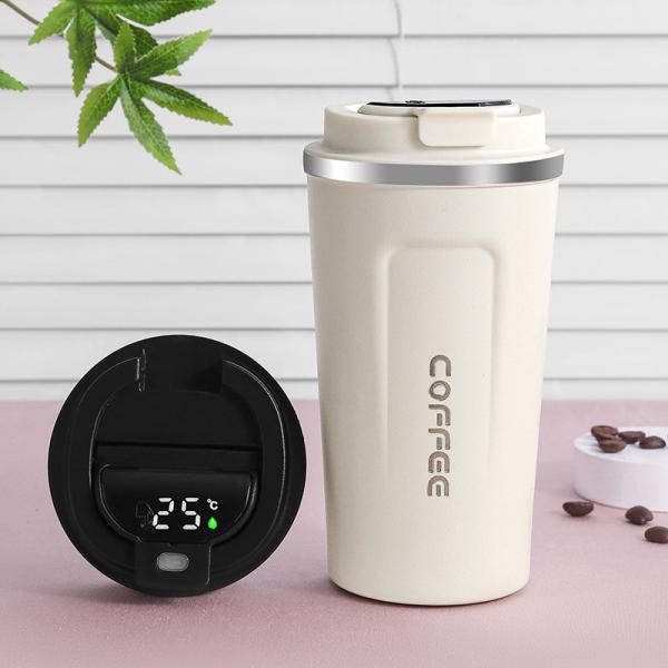 380ml 510ml Smart Temperature Display Vacuum Insulated Stainless Steel Mug Travel Coffee Mug